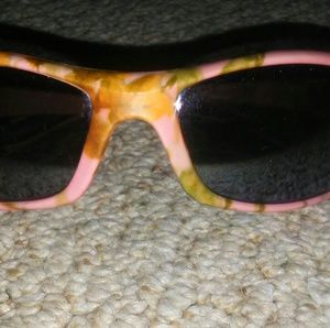 Pink/ orange camoflauge sunglasses